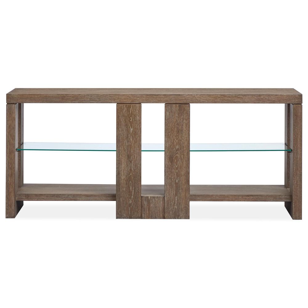 Nicolette Home Conway Console Sofa Table in Spiced Brown, , large