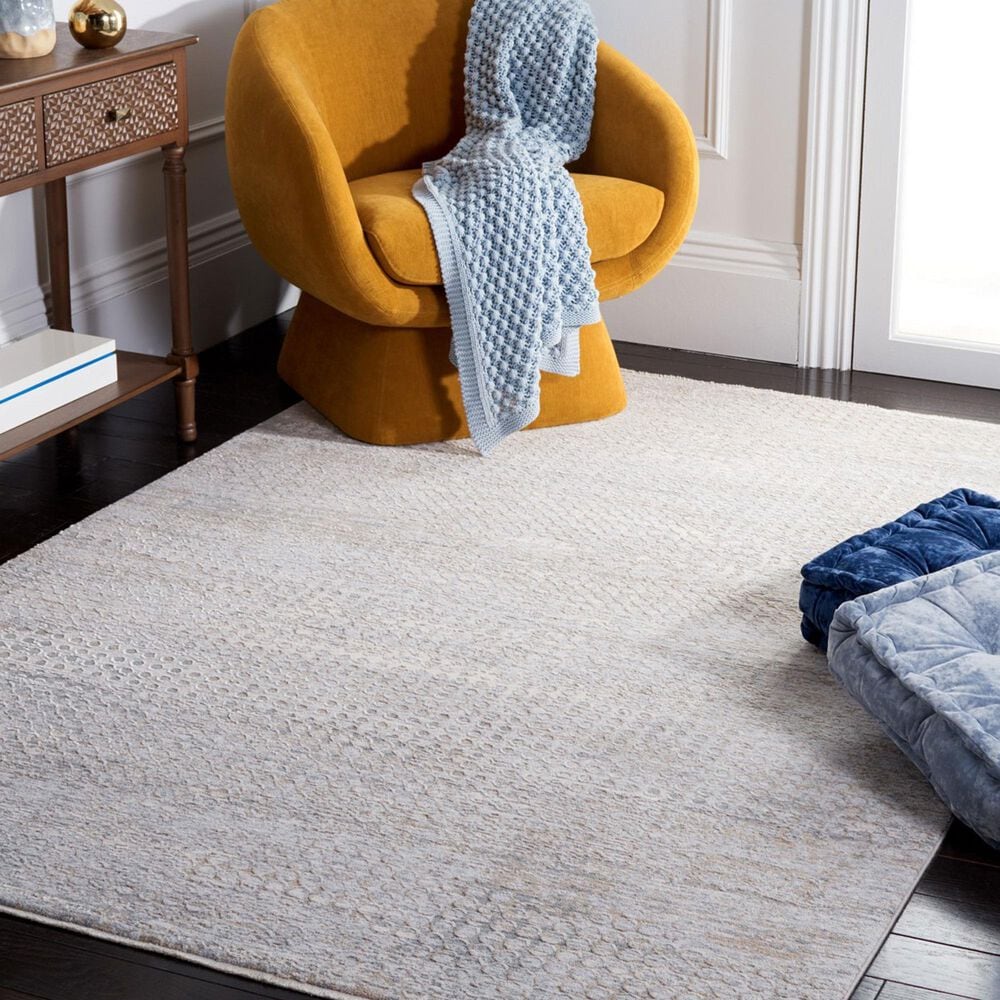 Safavieh Marmara MRM300F 4&#39; x 6&#39; Grey, Beige and Blue Area Rug, , large