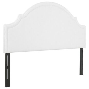 Jennifer Taylor Home Catherine King Upholstered Headboard in Antique White, , large