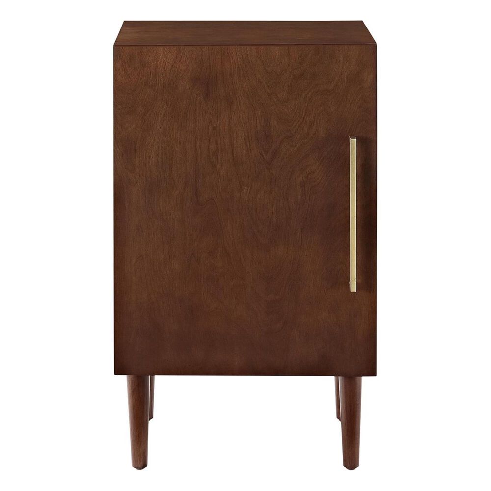 Crosley Furniture Everett Record Player Stand in Mahogany, , large