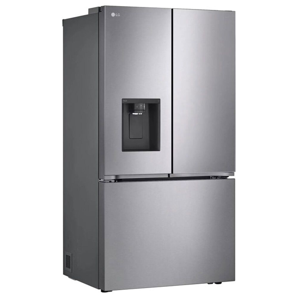 LG 25.5 Cu. Ft. 3-Door French Door Refrigerator with Ice and Water Dispenser in Noble Steel, , large