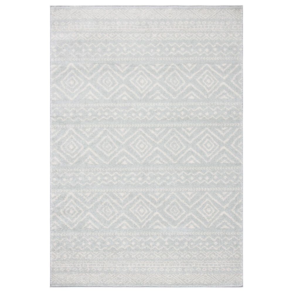 Safavieh Tulum TUL267F 8" x 10" Grey and Ivory Area Rug, , large