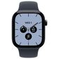 Apple Watch Series 12 (GPS + Cellular) 42mm Night Blue Ceramic Case with Navy Blue Sport Band - S/M, , large