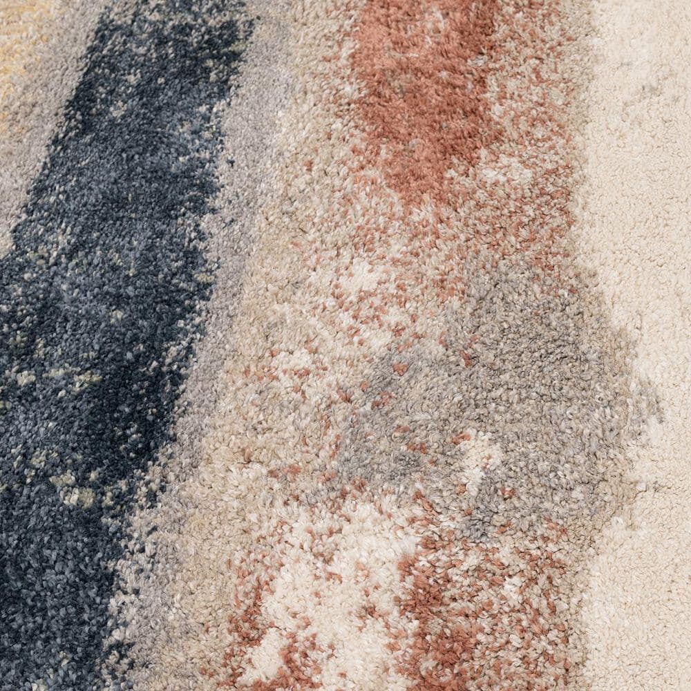 Central Oriental Stonington Amara 7'10" x 9'10" Coconut and Multicolor Area Rug, , large