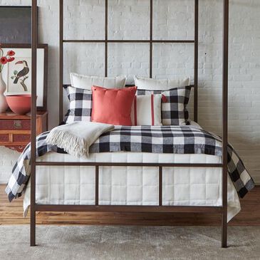 Ann Gish Art Of Home 3-Piece King Plaid Duvet Set In Black White, , large