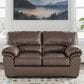 Ashley WillowBend Stationary Loveseat in Umber, , large