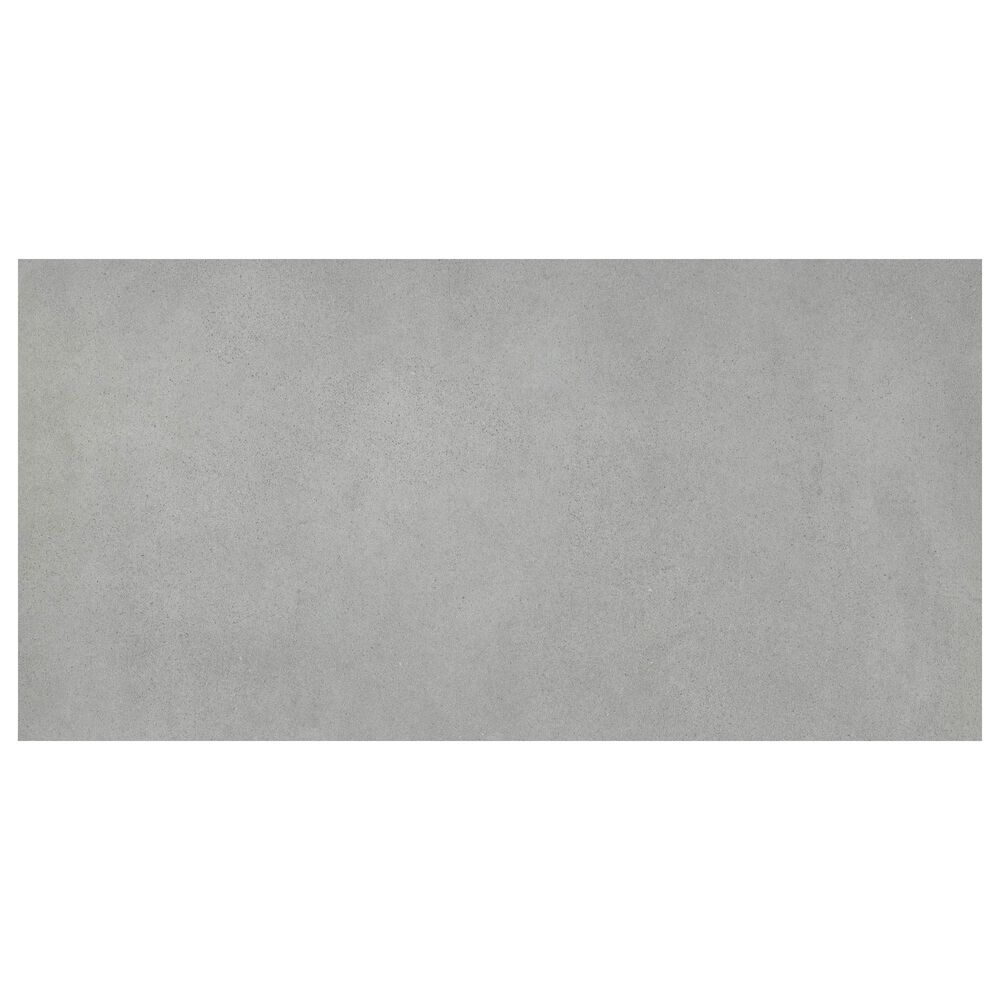 Emser Building Blocks Concrete Silver 12" x 24" Porcelain Tile, , large