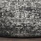 Safavieh Evoke EVK256R 5"1" Round Black and Grey Area Rug, , large