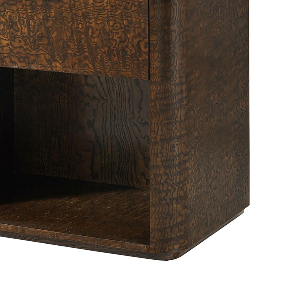 Theodore Alexander Kesden Nightstand  in Pyramid Brown, , large