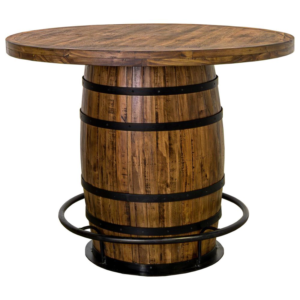 Rustic Root Premier Pub Table And 4 Stools in Red, , large