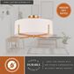 Vaxcel Surrey 4-Light Semi Flush Mount in Natural Brass, , large