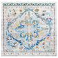 Safavieh Aria 6"6" Square Grey and Blue Area Rug, , large