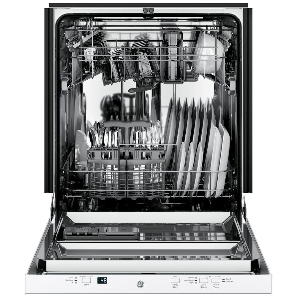 GE Appliances Built-In Dishwasher Energy Star in White, , large