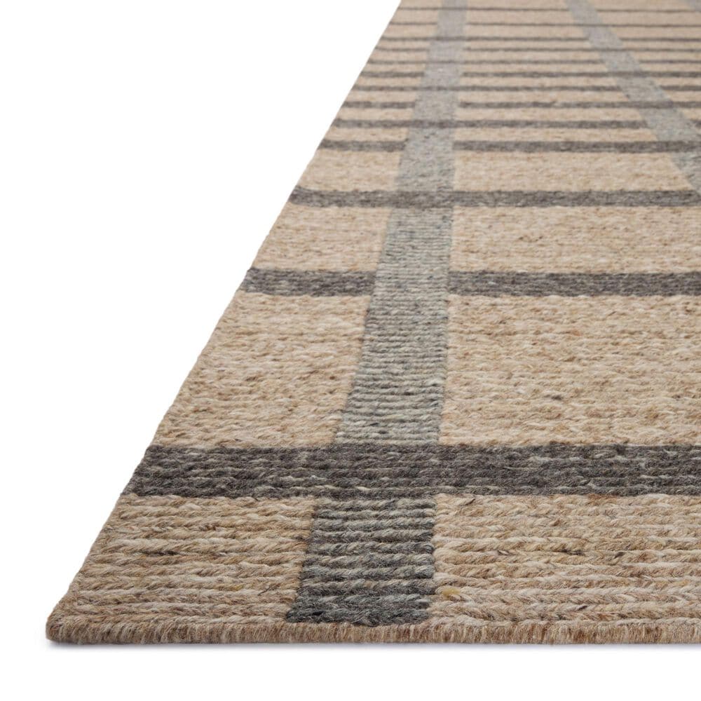 Loloi Perry Brown and Charcoal 2&#39; x 3&#39; Area Rug, , large