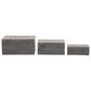 Maple and Jade Country Cottage Box in Grey (Set of 3), , large