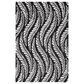 Safavieh Micro-Loop MLP170H 4" x 6" Charcoal and Ivory Area Rug, , large