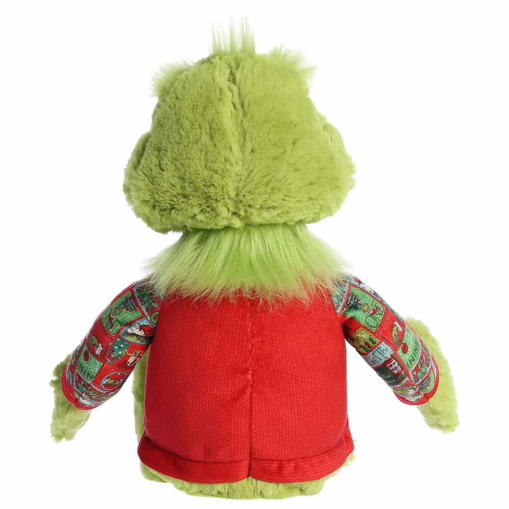 Aurora Dr. Seuss 16&quot; Ugly Sweater Light-Up Grinch in Green, , large