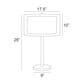 Lite Source Parmida Table Lamp in White, , large