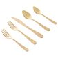Gibson Home Stravida 20-Piece Flatware Set in Gold, , large