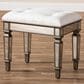 Baxton Studio Marielle Ottoman in Off-White, , large