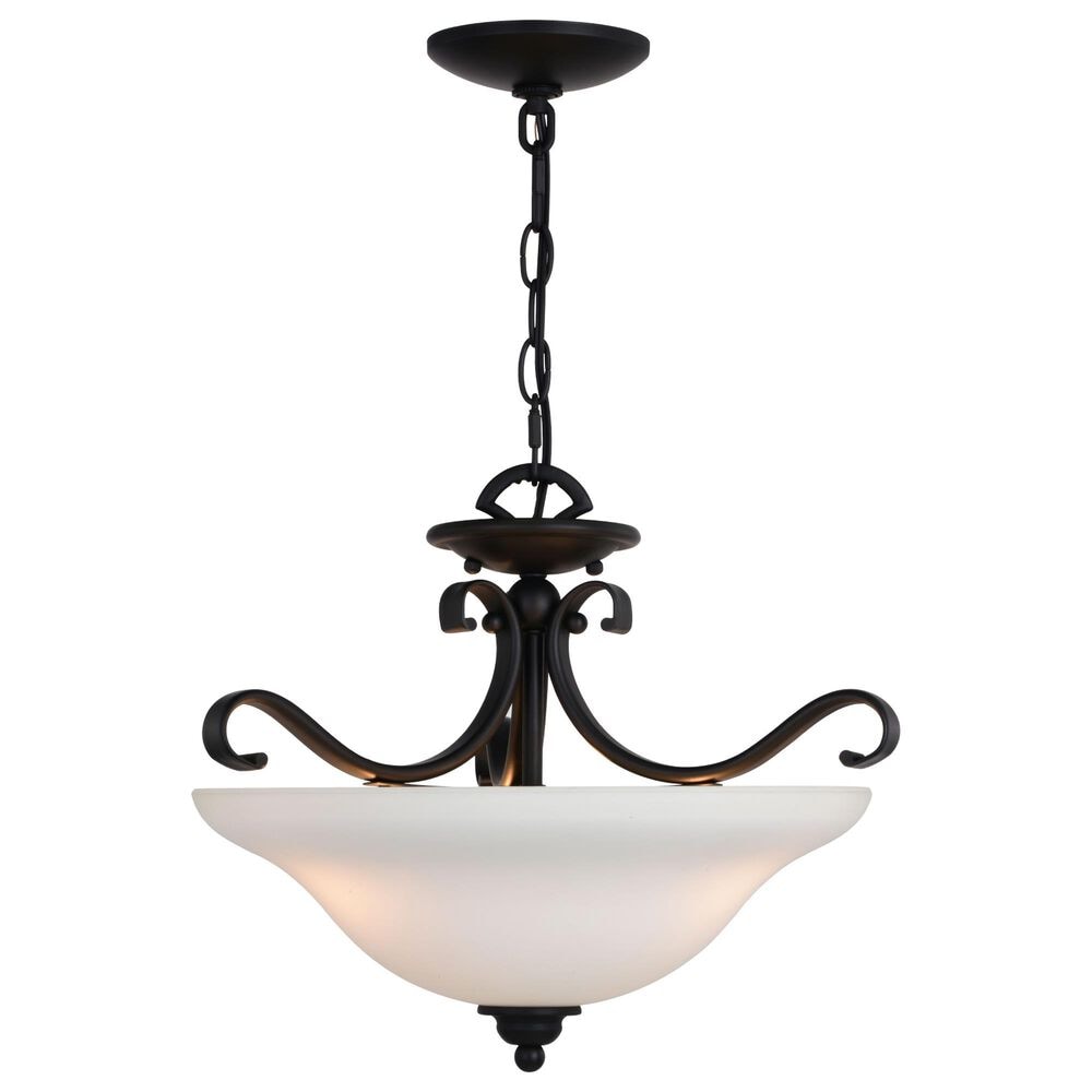 Vaxcel Monrovia 3-Light Semi Flush Mount in Oil Rubbed Bronze, , large