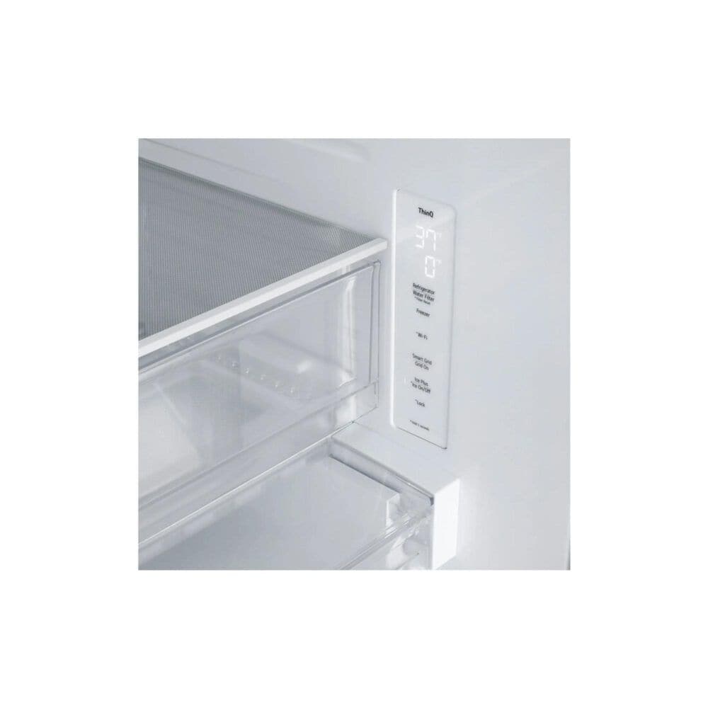 LG 24.5 Cu. Ft. 3-Door French Door Refrigerator in Stainless Steel, , large