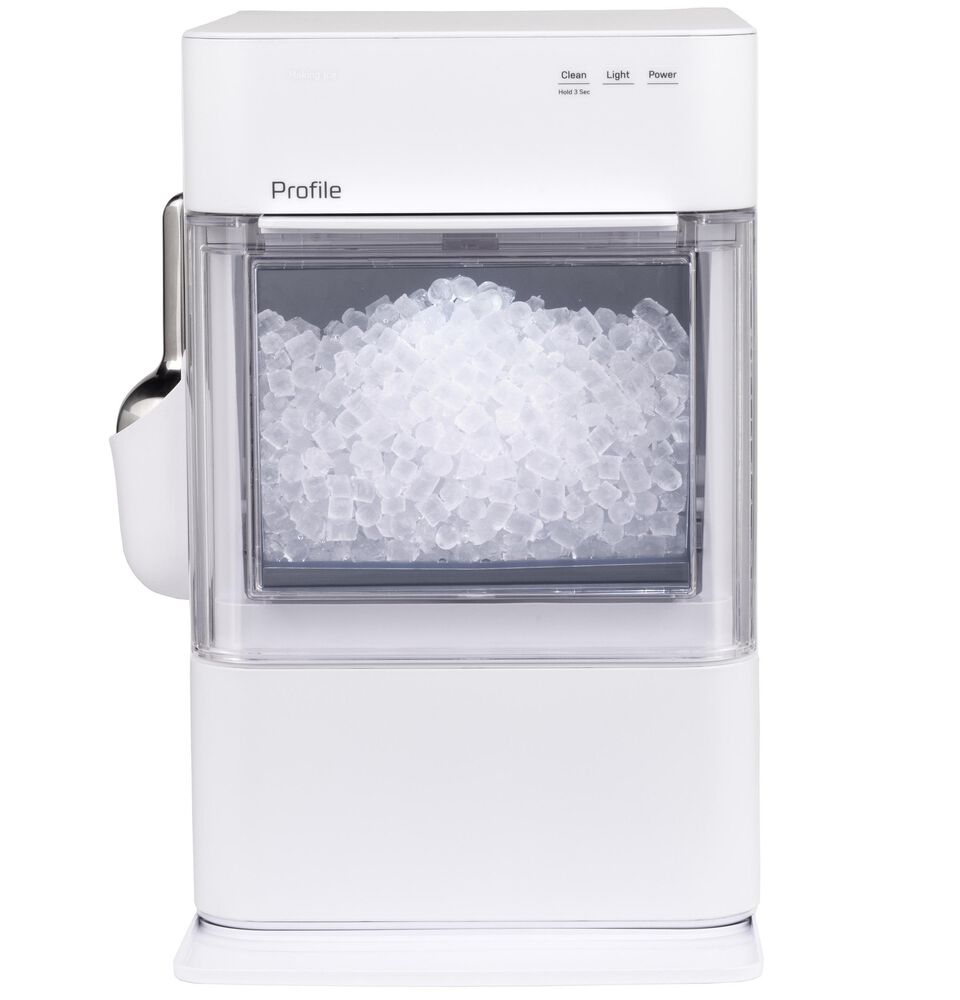 GE Profile Opal 2.0 Ultra Nugget Ice Maker with Scale Inhibiting Filter in Stone White, , large