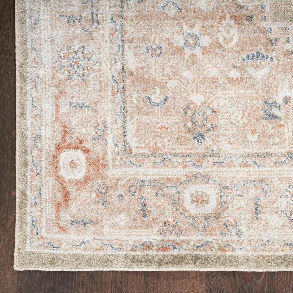 Nourison Astra Machine Washable 2&#39;2&quot; x 4&#39; Sage and Multicolor Area Rug, , large