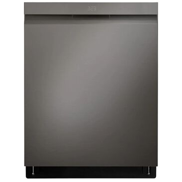 LG 24 Smart Built-In Bar Handle Dishwasher in Printproof Stainless Steel