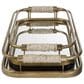 Uttermost Rosea Trays in Brushed Gold (Set of 2), , large