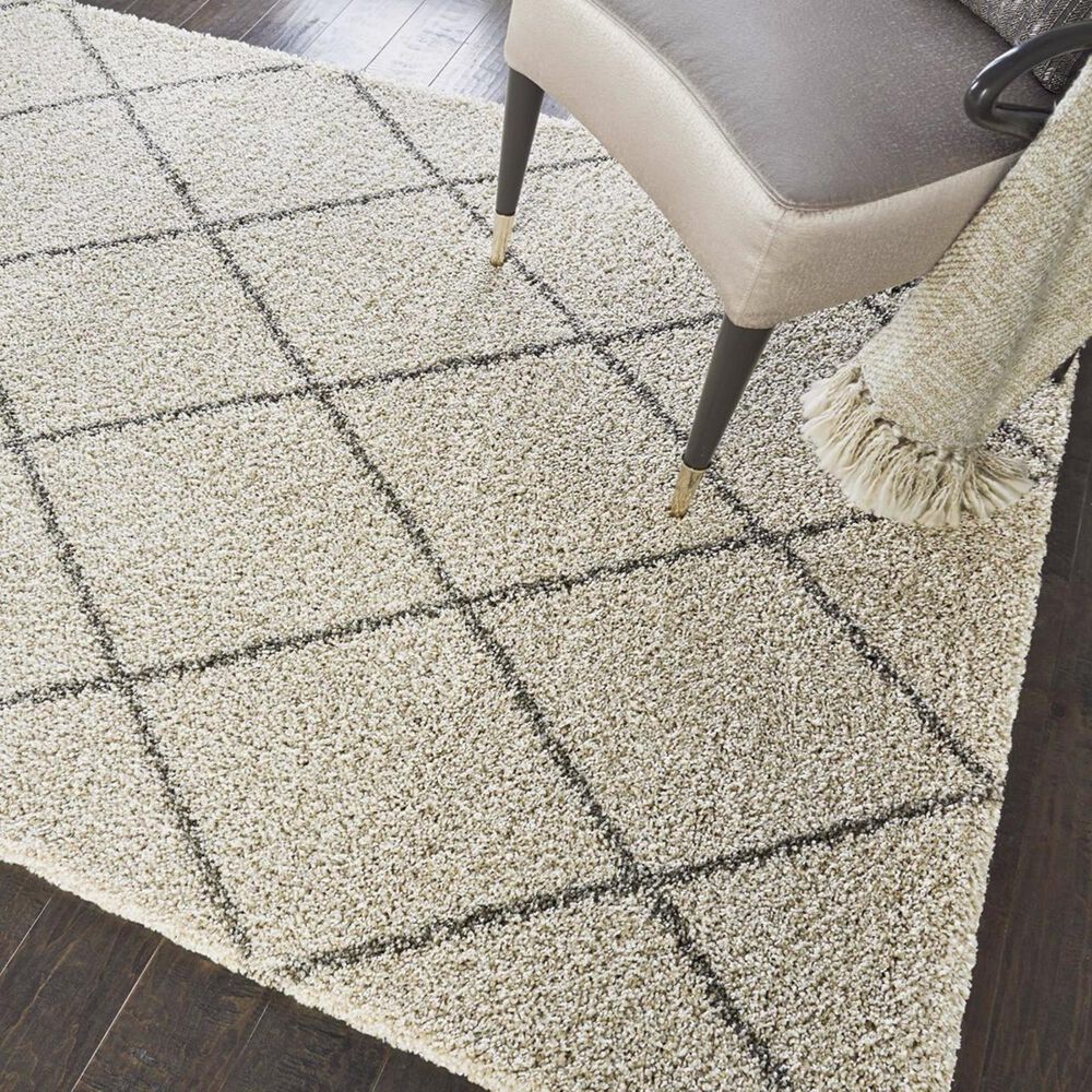 Nourison Brisbane BRI03 8&#39;2&quot; x 10&#39; Cream Area Rug, , large