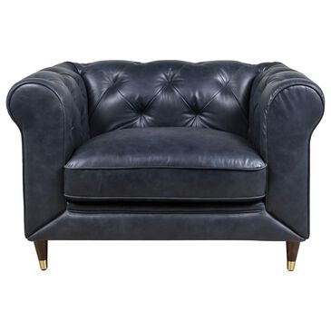 Sienna Designs Leather Chair in Vintage Blue, , large