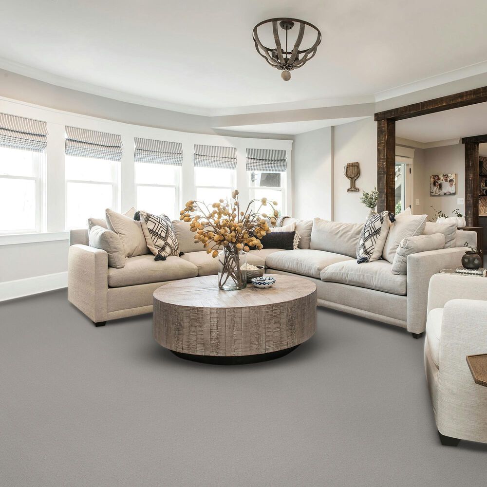 Karastan Starlight Plaza Carpet in Coastal Mist, , large