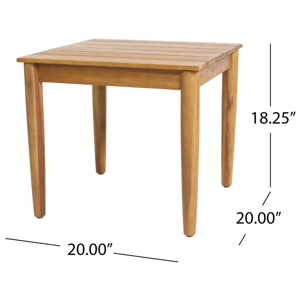 Hearth and Haven 3-Piece Patio Chat Set with Rounded Lines in Beige, , large