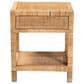 Baxton Studio Adelia 1-Drawer Nightstand in Natural Brown, , large
