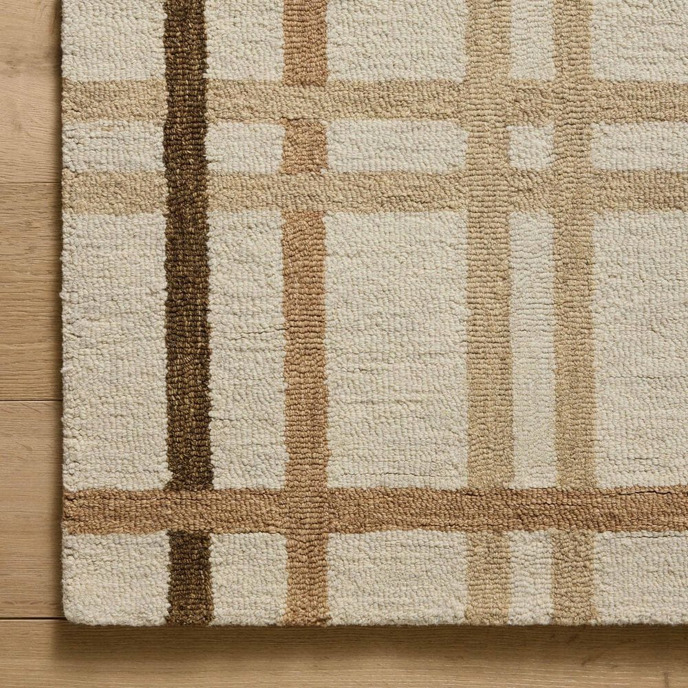 Magnolia Home Waylon Natural and Bark 2&#39;3&quot; x 3&#39;9&quot; Area Rug, , large