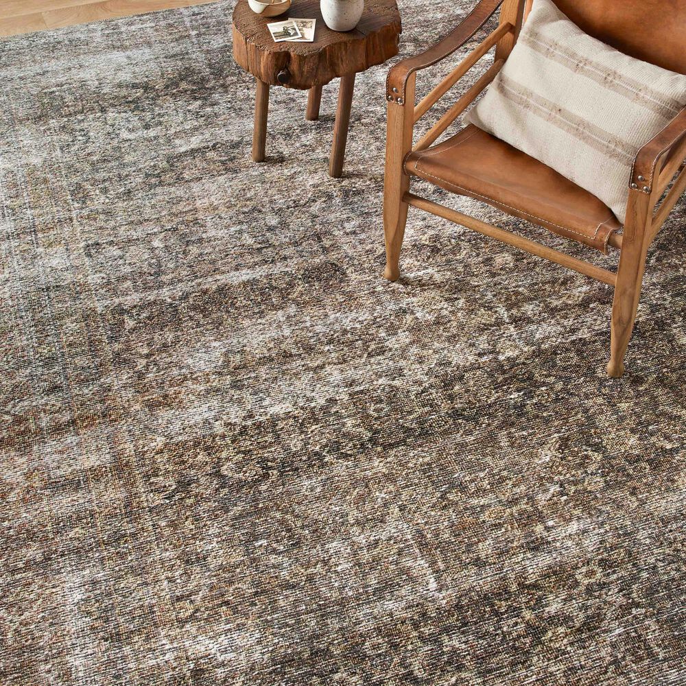 Amber Lewis x Loloi Billie 5&#39; x 7&#39;6&quot; Tobacco and Rust Area Rug, , large