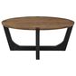 Ashley Hanneforth Round Cocktail Table in Brown and Black, , large