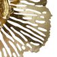 Maple and Jade 28.5" x 28" Glam Flowers Wall Decor in Gold (Set of 3), , large