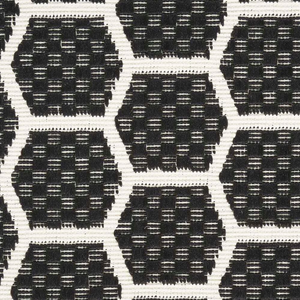 Nourison Twist Reversible 2&#39;2&quot; x 10&#39; Black Indoor/Outdoor Runner, , large