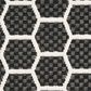 Nourison Twist Reversible 2"2" x 10" Black Indoor/Outdoor Runner, , large