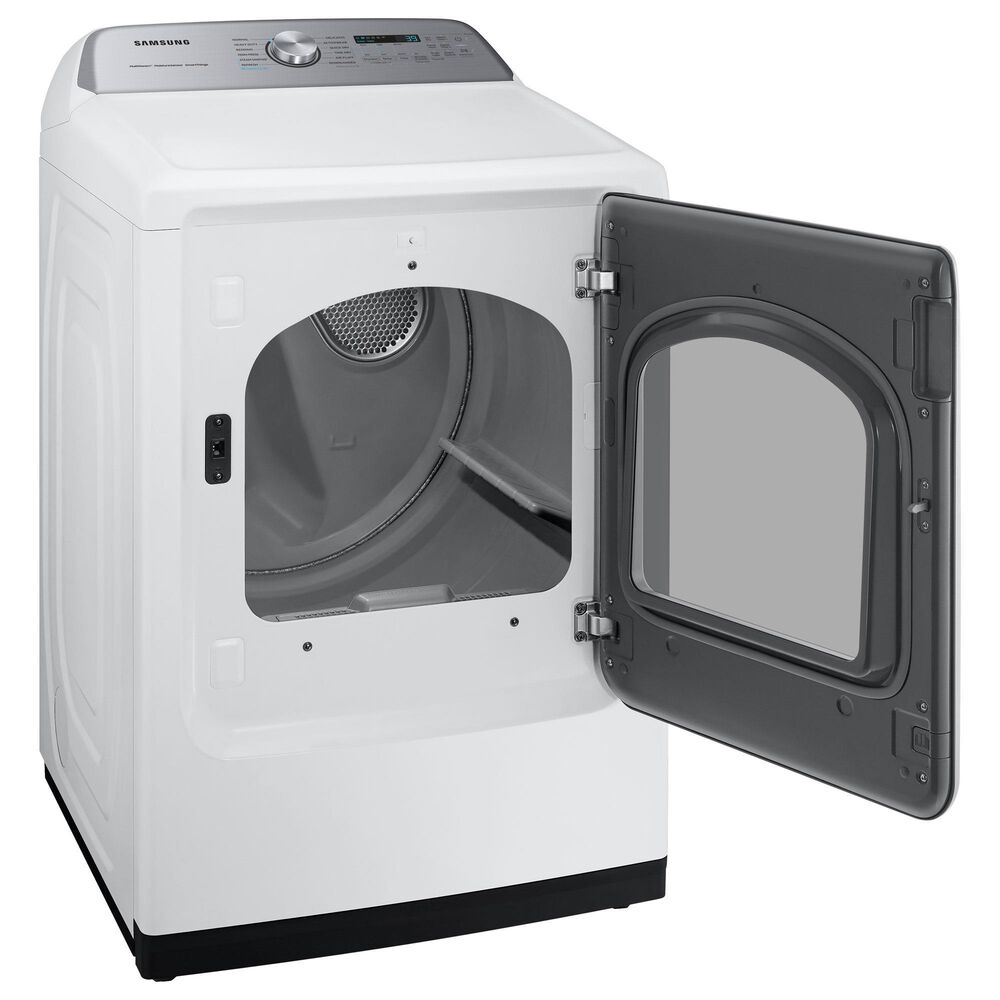 Samsung 5.1 Cu. Ft. Top Load Washer and 7.4 Cu. Ft. Gas Dryer Laundry Pair in White, , large