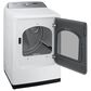 Samsung 5.1 Cu. Ft. Top Load Washer and 7.4 Cu. Ft. Gas Dryer Laundry Pair in White, , large