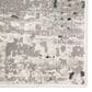 Jaipur Cirque Cian Light Gray and Dove 3"11" x 5"11" Area Rug, , large