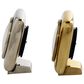 Maple and Jade Square Contemporary Table Clock in Silver and Gold (Set of 2), , large