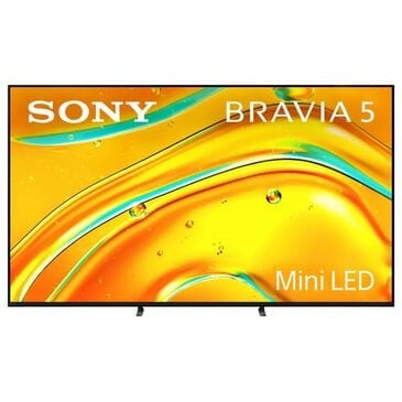 Sony 65" Class BRAVIA 5 Mini LED 4K HDR with Google Assistant in Black - Smart TV, , large