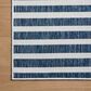 Loloi Easton Denim and Ivory 4" x 6" Indoor/Outdoor Area Rug, , large