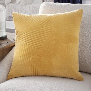 Signature Design by Ashley Kastel Pillow in Golden Yellow, , large