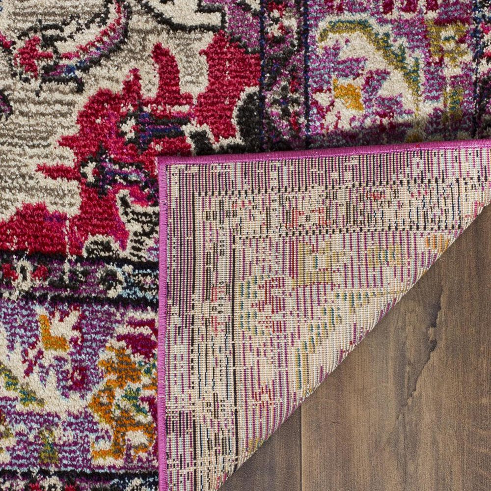 Safavieh Monaco MNC243P-28 2&#39;2&quot; x 8&#39; Violet/Fuchsia Runner, , large