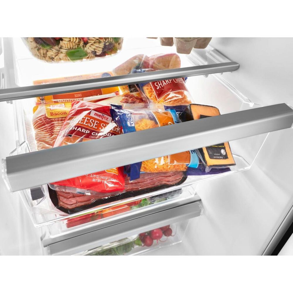 Whirlpool 21.4 Cu. Ft. 33&quot; Wide Side-by-Side Refrigerator in Fingerprint Resistant Stainless Steel, , large